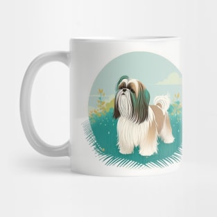 Shih Tzu in a Nature Scene Mug